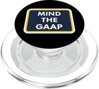 Mind The GAAP Divertente Contabile Contabile Contabilità Gioco di parole Divertimento PopSockets PopGrip per MagSafe