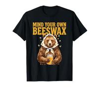 Mind Your Own - Orsetto Grizzly in Cera d'api in Gioco di Parole Babushka Maglietta