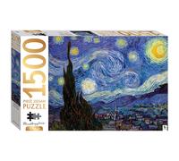 Mindbogglers Gold 1500-Piece Jigsaw Puzzle: Starry Night by Van Gogh - Jigsaws f