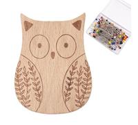 Minder Con Aghi In Legno - Design Di Statuetta Intagliata, Ritenzione Magnetica Migliorata, Parole Chiave Per Strumenti Di Sartoria A Coda Lunga, Comodità Creativa E Nella Raccolta Degli Spilli