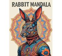 Mindful Bunnies Coloring Book: Relaxing Rabbit Mandalas and Intricate Geometric Animal Designs for Adults