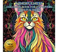 Mindful Coloring Book For Cat Lovers (Adults & Teens): Relax, Unwind, and Discover Inner Peace with Feline-Inspired Mandala Designs