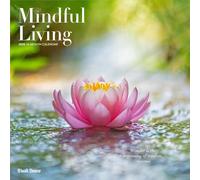 Mindful Living 2026 12 X 24 Inch (Hanging) Monthly Square Wall Calendar Plastic-Free
