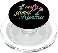 Mindful Living Only Good Karma Handprint Citazione PopSockets PopGrip per MagSafe