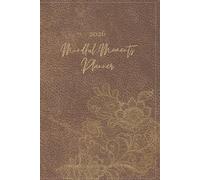 Mindful Moments Planner 2026: Find Your Calm, Conquer Your Day. Leather print Cinnamon Tan