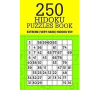 Mindful Puzzle Books 250 Hidoku Puzzle Book (Tascabile) Hidoku Collection