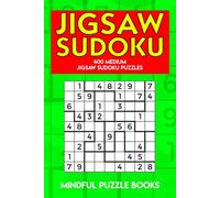 Mindful Puzzle Books Jigsaw Sudoku (Tascabile) Irregularly Shaped Sudoku