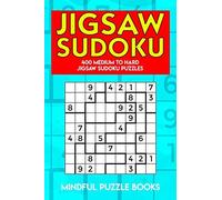 Mindful Puzzle Books Jigsaw Sudoku (Tascabile) Irregularly Shaped Sudoku