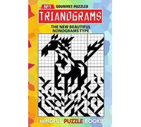 Mindful Puzzle Books Trianograms (Tascabile) Triangle Nonogram