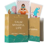 Mindfulness Confezione regalo - Carte attività Mindfulness, diario tascabile, fogli da colorare consapevolezza, inseguitore abitudini