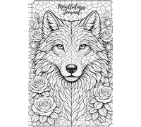Mindfulness Journal: Color your own calm: Wolf