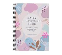 Mindfulness Planner Notebook per riflessione quotidiana Diario di gratitudine giornaliero portatile con pagine strutturate carta 14 x 21 cm pianificatore di gratitudine portatile