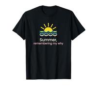 Mindfulness Summer Ricordando Il Mio perché Meditazione Yoga Maglietta