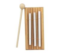 Mindfulness Trios Campane a mano con 3 toni Strumento a Percussione Insegnante Preghiera Yoga Musica Regalo Decorativo Carillon