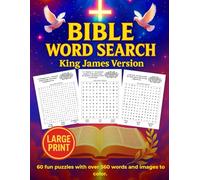 Mindfulness Word Search Holy Bible: 60 Faith-Based Puzzles with KJV Verses to Calm Your Mind and Strengthen Your Spirit