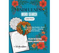 Mindfulness Word Search: Relax, Focus, and Unwind with Calming Puzzles for Inner Peace