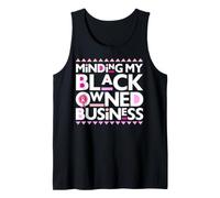Minding My Own Black Business Sostenere Il Cancro al Seno Rosa Canotta