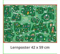 mindmemo Lernposter - I primi passi - Italienisch lernen Anfänger Vokabeln lernen mit Bildern geniale Lernhilfe DinA2 42x59 cm Premium Edition in ... Lernhilfe - DinA2 PremiumEdition