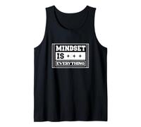 Mindset Is Everything Inspirational Mind Citazione Motivazionale Canotta