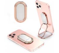 MINDSKY Supporto ad anello per cellulare, con supporto per dito girevole a 360°, ultra sottile, supporto posteriore pieghevole per cellulare, compatibile con iPhone, iPad, smartphone, tablet (con