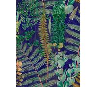 Mindthegap Carta da parati Green Sanctuary - Midnight & Blue