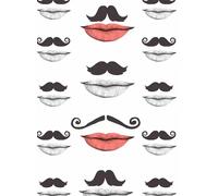 Mindthegap Carta da parati Moustache and Lips - WP20084