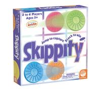 MindWare Skippity - Gioco da tavolo salta e cattura per 2-4 giocatori - Twist on Checkers - 100 pezzi - Divertimento per bambini e adulti dai 5 a