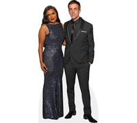 Mindy Kaling And Benjamin Joseph Novak (Duo 1) Mini ritaglio di celebrità