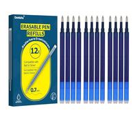 Mine di ricambio cancellabili Pilot - Set da 12 pezzi, compatibili con FriXion Ball& Clicker [0,7 mm]