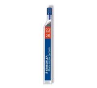 STAEDTLER Mars micro carbon 250 - Mine di ricarica, per matita a scatto, 0,7 mm, 2B, 12 mine x 4 tubetti, 48 pz