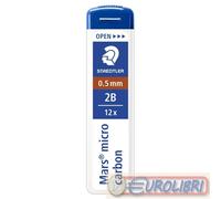 MINE PER PORTAMINE 0,5MM 2B 12CF DA 12PZ STAEDTLER