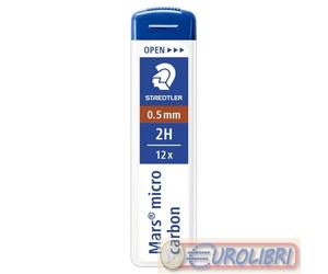 MINE PER PORTAMINE 0,5MM 2H 12CF DA 12PZ STAEDTLER