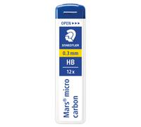 Mine sottili Staedtler Mars micro carbon 250 HB 0,3 mm confezione da 12 pezzi - 250 03-HB