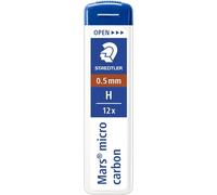 Mine Staedtler Mars Micro 0,5 Mm H Ricariche Per Matita Meccanica 2 Tubi 24 Mine