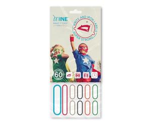 Mine Stamp - Etichette Termoadesive Personalizzate con Nome | per Vestiti da Stirare | Resistenti ai Lavaggi e Asciugatrice | Abbigliamento Bambini | Alta Durata e Aderenza