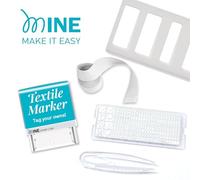 Mine Stamp Timbro per Tessuti e Libri | Timbro Compatto e Personalizzabile per Vestiti da Adulto e Bambini | Timbro Personalizzato con Nome per Abiti Infantili