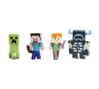 Minecraft 2,5 Pollici Die-Cast MetalFigs 4-Pack | Wave 1