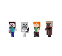 MINECRAFT 2.5 POLLICI figura pressofuso 4-PACK (WAVE 4) display, giocare e raccogliere per i fan