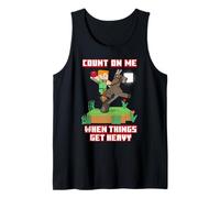 Minecraft Alex Count On Me When Things Get Heavy Poster Canotta
