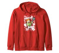 Minecraft Alex Survival Mode Trident Felpa con Cappuccio