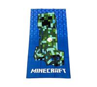 MINECRAFT Asciugamano Grande TELO MARE Spiaggia 70x140cm ORIGINALE Ufficiale HALANTEX