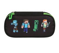 Minecraft Astuccio a SCOMPARTI per scuola senza materiale, PER UN APPASSIONATO DI GIOCHI, bustina con sportello, PER RAGAZZO (Minecraft Scomparti)