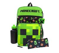 Set di zaini Minecraft 5 pezzi Creeper e grafica Tnt 5 pezzi Boys