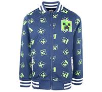 MINECRAFT - bambini - Felpa con cappuccio Zip Up - Giacca/Felpa con zip da baseball 5/6 anni