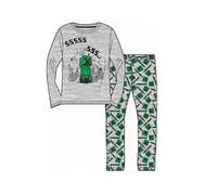 Minecraft Bambini Pigiama Lungo Due Pezzi in Cotone Originale 6 - 12 anni