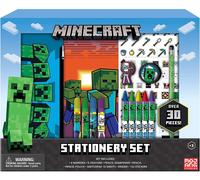 Minecraft Bambini Set Cancelleria Scuola & Craft Forniture Con Astuccio