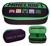 Minecraft Bedrock case ASTRA Crepper, astuccio grande astuccio per matite, regalo Minecraft, Multicolore, ASTUCCIO