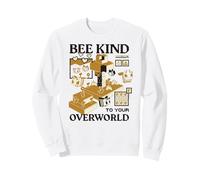 Minecraft Bee Kind To Your Overworld Bees in Meadows Biome Felpa