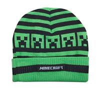 Minecraft - Berretto invernale per ragazzi Creeper, Verde 2, 54-56