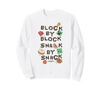 Minecraft Block By Block Snack By Snack Classic Game Icons Felpa